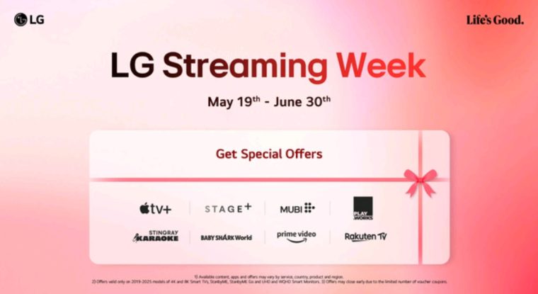 LG STREAMING WEEK СЕ ЗАВРЪЩА СЪС СПЕЦИАЛНИ ОФЕРТИ И НЕОГРАНИЧЕНО СЪДЪРЖАНИЕ, НА КОЕТО ДА СЕ НАСЛАЖДАВАТЕ У ДОМА
